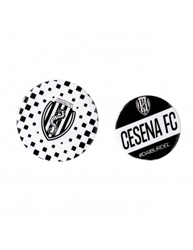 Kit composto da una spilla e una calamita Cesena FC