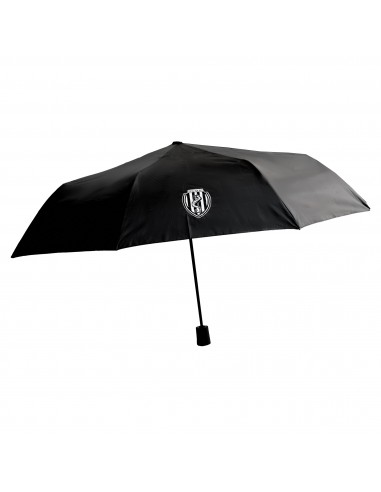 Piccolo ombrello automatico con stemma Cesena FC e fodero con scritta #DAIBURDEL