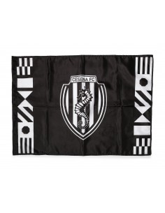 Bandiera Cesena F.C. con tubolare per asta. Portala con te allo stadio o attaccala al muro della tua stanza.