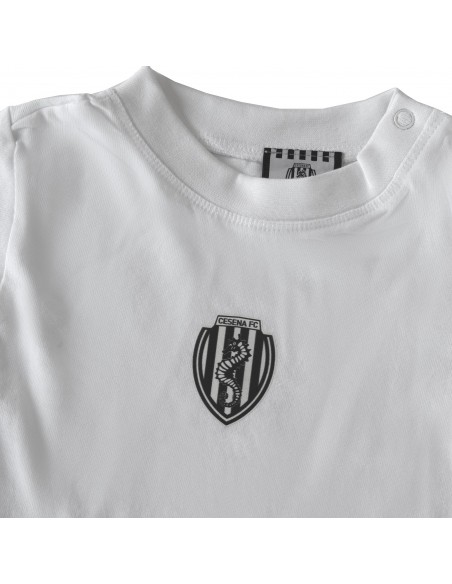 T-shirt bianca neonato e bambino Cesena F.C.