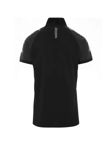 Kappa for Cesena FC black polo shirt.